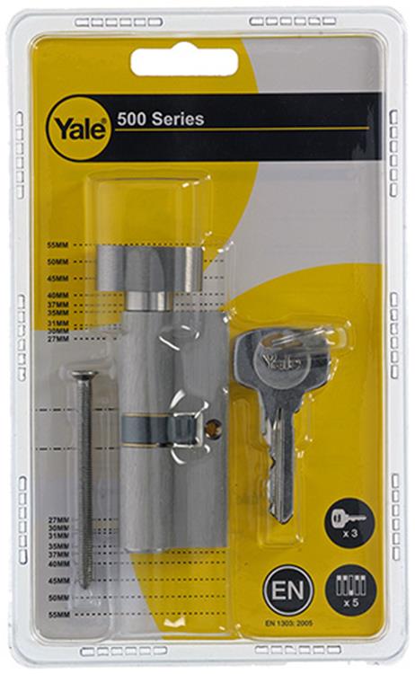 Afbeelding laden in galerijviewer, Yale 1006543 - knopcilinder 500 mv 70mm(35 35) | 5 stuks