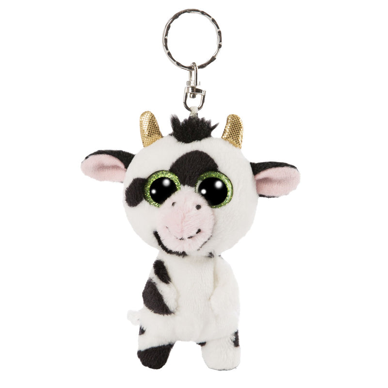 Load image into Gallery viewer, Nici Glubschis Pluchen Sleutelhanger Koe, 9cm