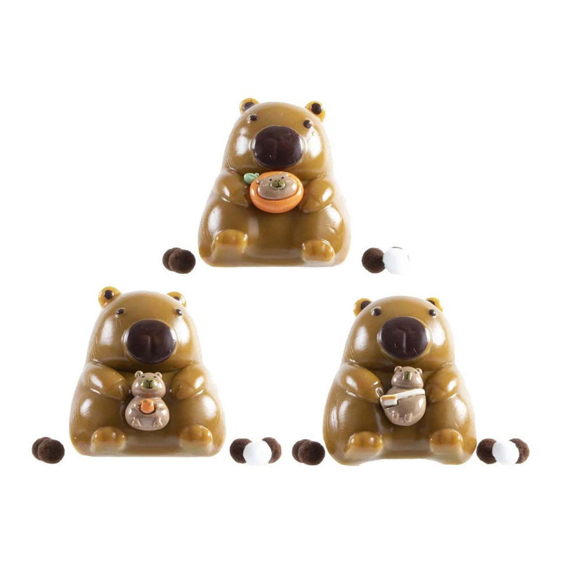 Load image into Gallery viewer, Jono toys pinch family - squishy capibara