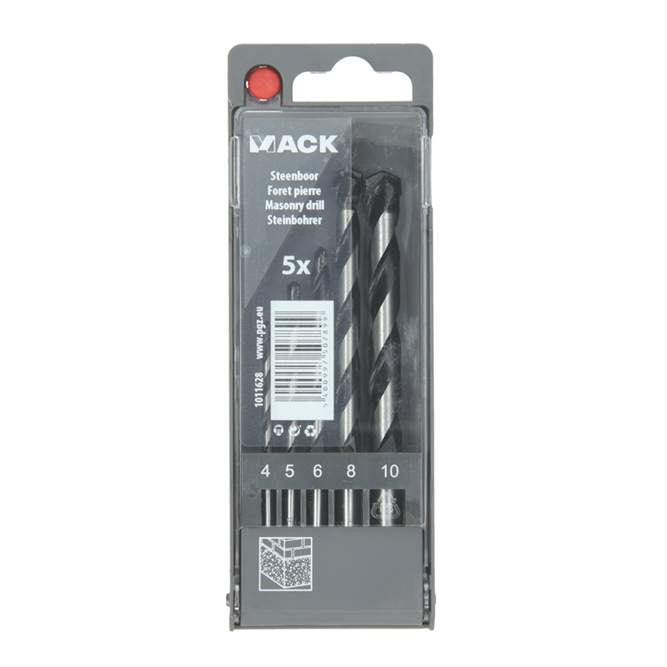 Cargue la imagen en el visor de la galería, Mack 1011628 - steenboor set 5 delig 4-10mm | 5 stuks