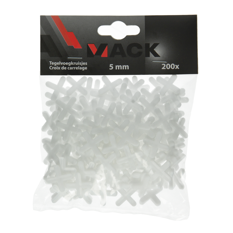 Laden Sie das Bild in Galerie -Viewer, Mack 1004611 - tegelvoegkruisjes 5mm 200st | 10 stuks