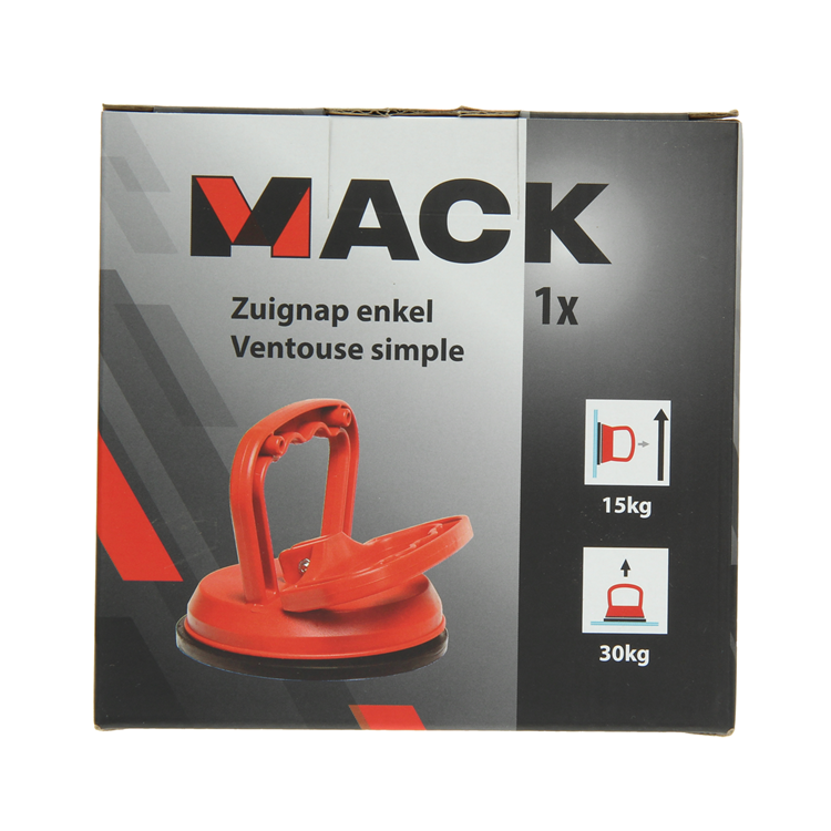 Afbeelding laden in galerijviewer, Mack 1004635 - zuignap enkel rood ø 12 cm | 4 stuks