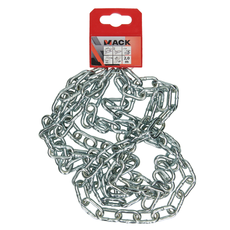 Afbeelding laden in galerijviewer, Mack 1004996 - ketting schakel kort din5685-2ø 4mm l 19mm 2m wwl 80 kg | 5 stuks