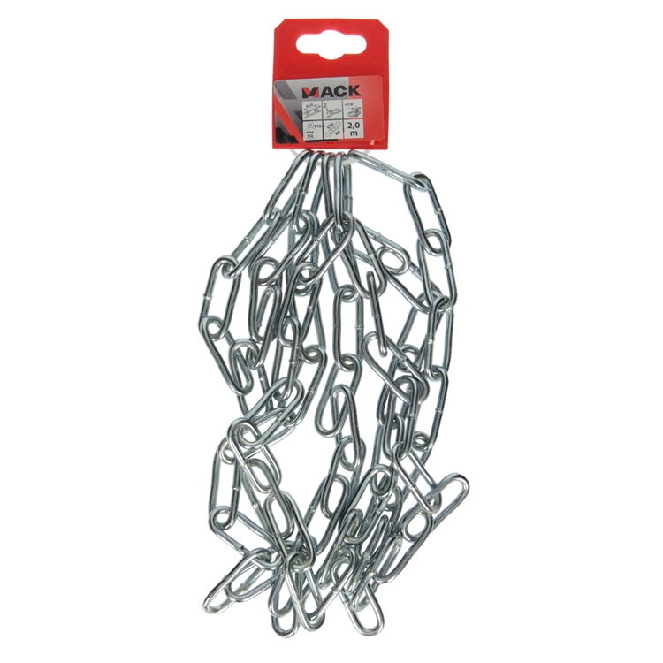 Afbeelding laden in galerijviewer, Mack 1005000 - ketting schakel lang din5685-1ø 4mm l 32mm 2m wwl 80 kg | 5 stuks