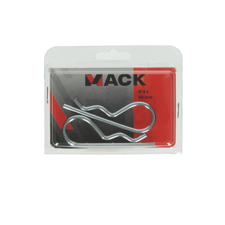 Afbeelding laden in galerijviewer, Mack 1006859 - 2 enkele borgveren verzinkt 4mm bl | 5 stuks