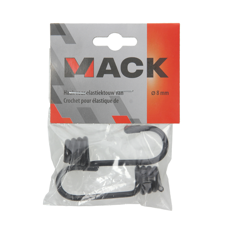 Afbeelding laden in galerijviewer, Mack 1006911 - 2 haken voor elastiektouw 8mm | 5 stuks