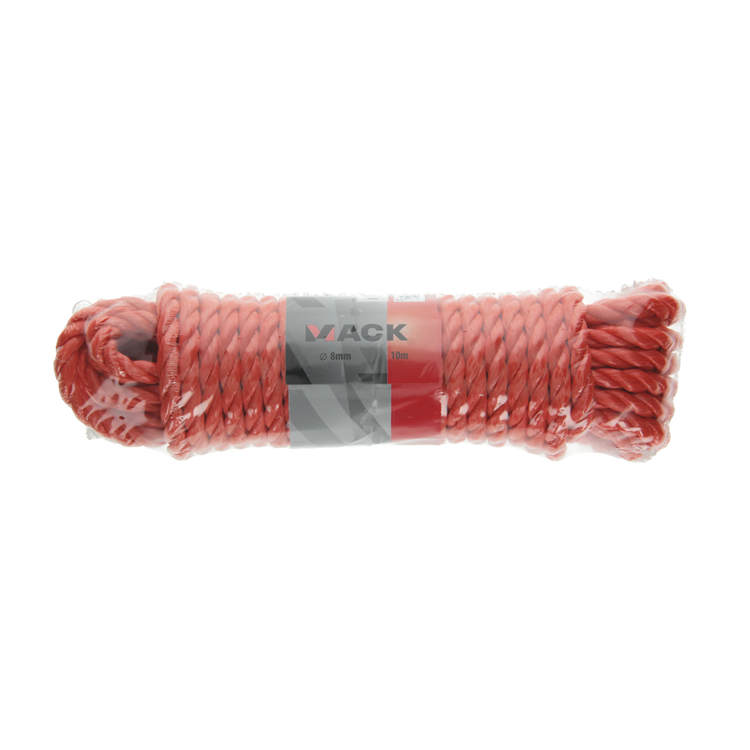 Afbeelding laden in galerijviewer, Mack 1006919 - pp gedraaid oranje streng 8mm 10m | 5 stuks