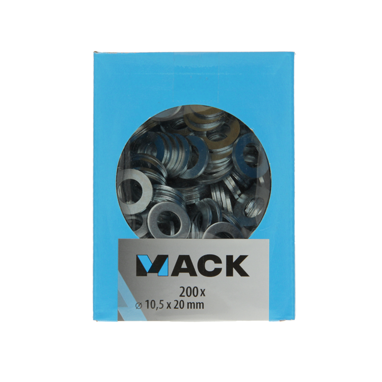 Afbeelding laden in galerijviewer, Mack 1007112 - sluitringen 200 st m10 | 5 stuks