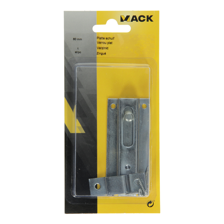 Afbeelding laden in galerijviewer, Mack 1013277 - 1 platte schuif verzinkt a 80 - b 25 mm | 5 stuks