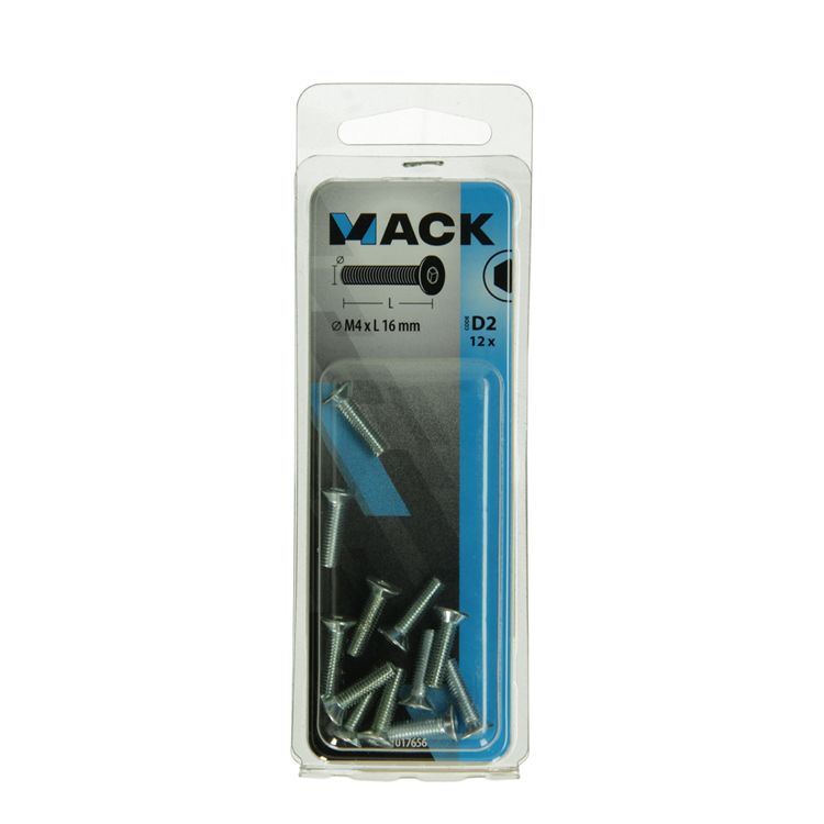 Afbeelding laden in galerijviewer, Mack 1017656 - binnenzeskant bout verz. kop verz. 12st m4x16 | 10 stuks