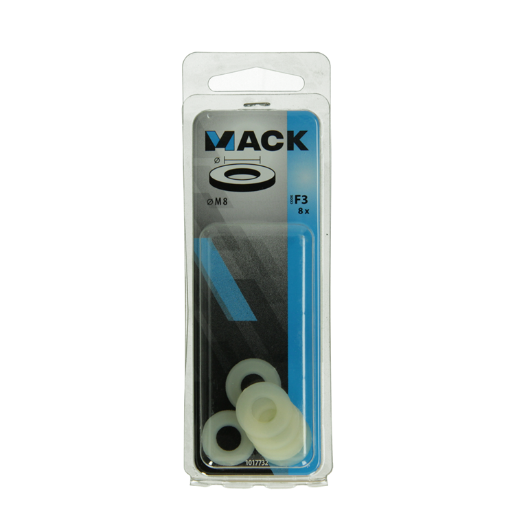 Afbeelding laden in galerijviewer, Mack 1017732 - sluitring nylon 8 st m8 | 10 stuks