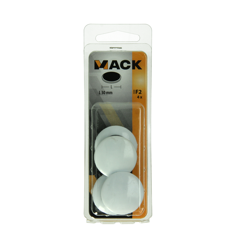 Afbeelding laden in galerijviewer, Mack 1017872 - bordmagneet kunststof wit 4 st30 mm | 10 stuks