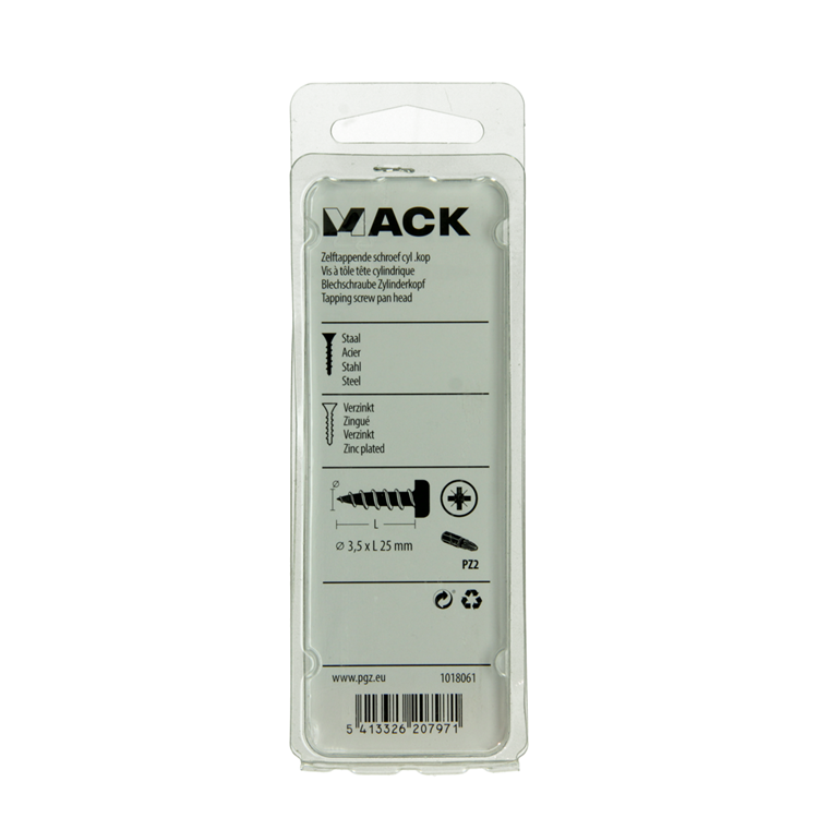 ギャラリービューアに画像をロードする, Mack 1018061 - zelftappende schroef cylkop verz. 56 st 3,5 x 25 mm | 5 stuks