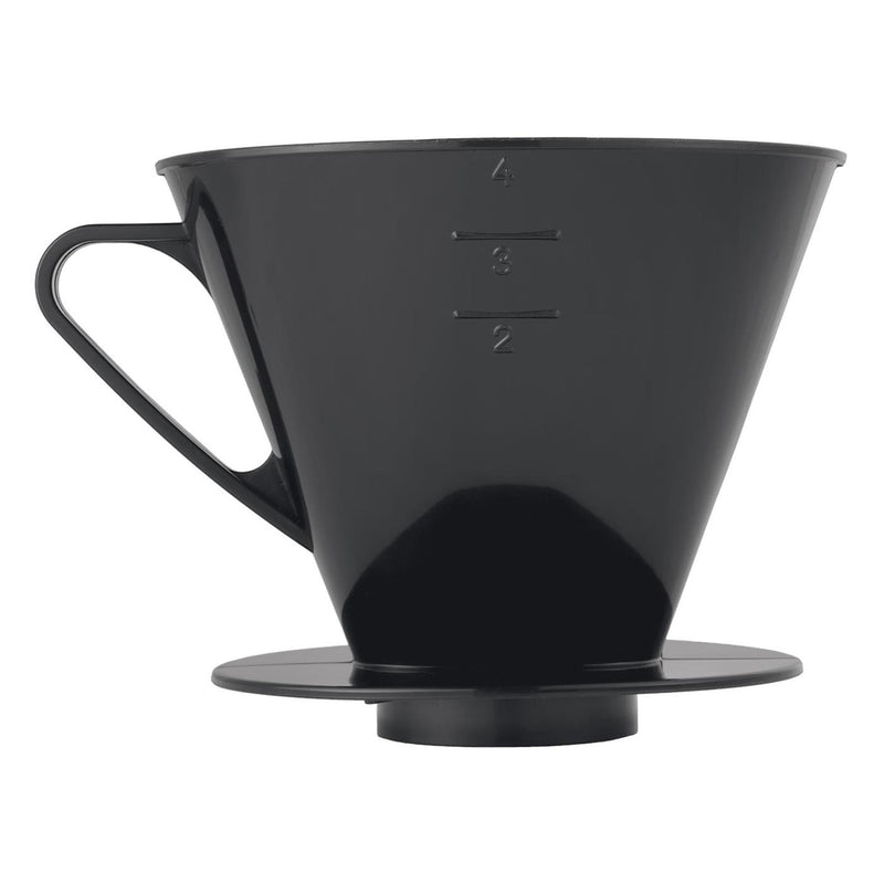 Load image into Gallery viewer, Metaltex koffiefilterhouder nr 4 zwart