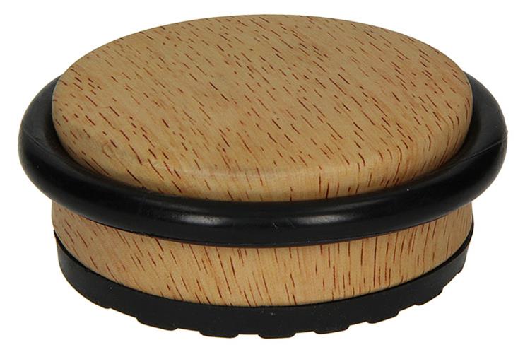 Afbeelding laden in galerijviewer, Mack 1005319 - zware deurstop hout 1,3 kg ø 95 mm 1 st pc | 6 stuks