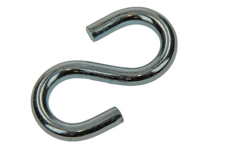 Afbeelding laden in galerijviewer, Mack 1006853 - 2 open s-haken verzinkt bl 5,0x45mm | 5 stuks