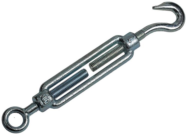 Afbeelding laden in galerijviewer, Mack 1006876 - 1 spanner: oog + haak verzinkt m10x120mm bl | 3 stuks