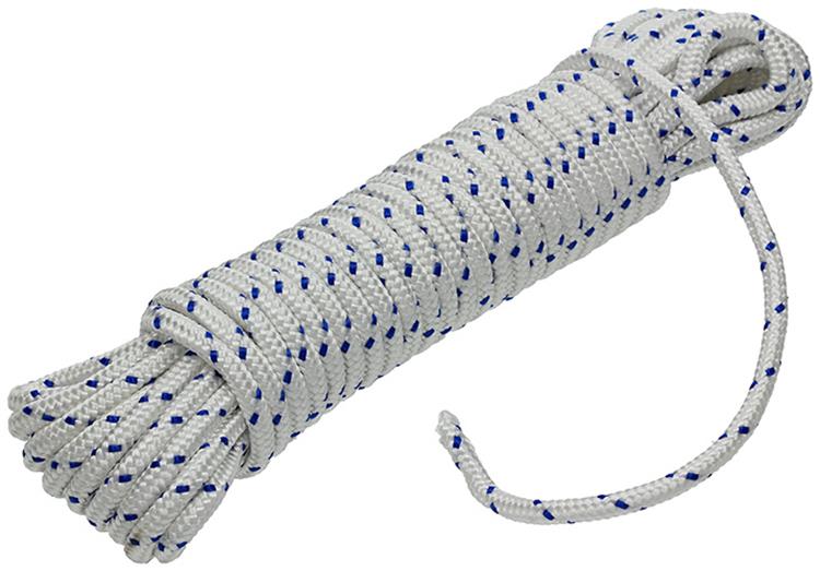 Laden Sie das Bild in Galerie -Viewer, Mack 1006921 - pp gevlochten wit blauw streng6mm 10m | 5 stuks