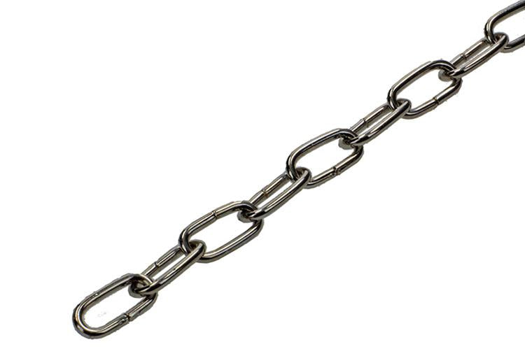 Afbeelding laden in galerijviewer, Mack 1006933 - koekoeksketting vernikkeld ø 1,1mm l 7mm 2m | 5 stuks