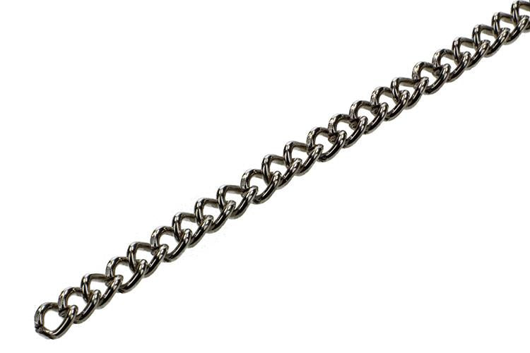 Afbeelding laden in galerijviewer, Mack 1006936 - gourmetteketting vernikkeld ø 0,7mm l 3mm 2m | 5 stuks
