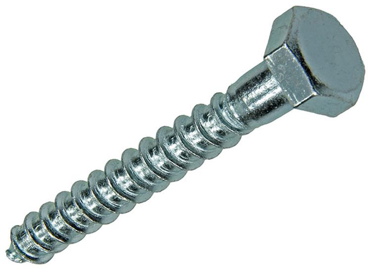 Afbeelding laden in galerijviewer, Mack 1007045 - houtdraadbout staal verzinkt 50 st 10 x 80 mm | 2 stuks