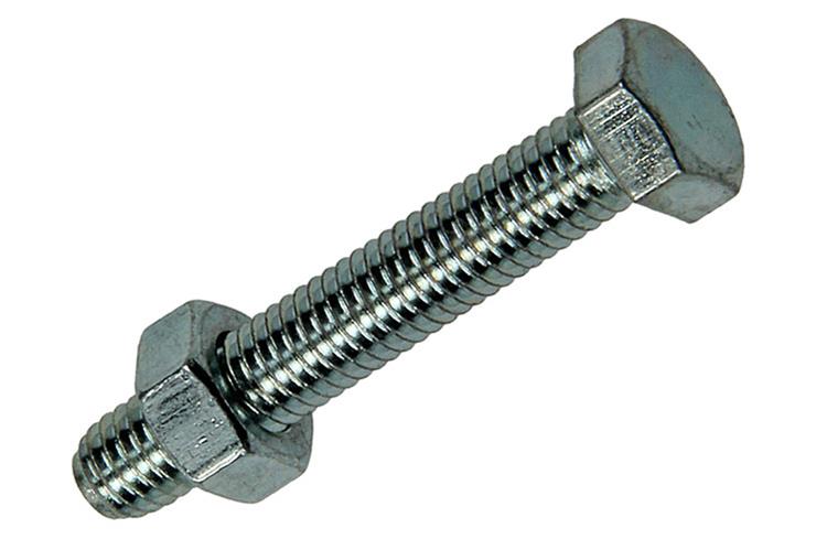 Afbeelding laden in galerijviewer, Mack 1007070 - tapbout + moer verzinkt 100 st 5 x 30 mm | 5 stuks