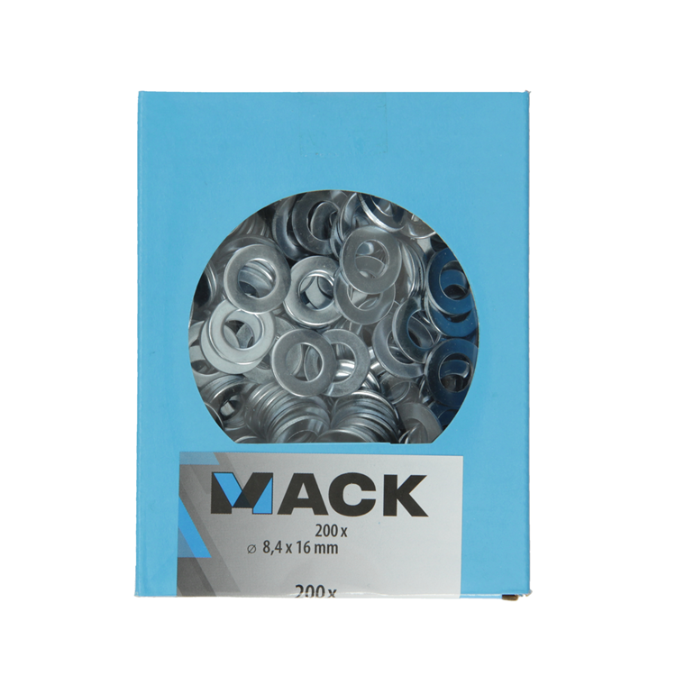 Afbeelding laden in galerijviewer, Mack 1007111 - sluitringen 200 st m8 | 5 stuks