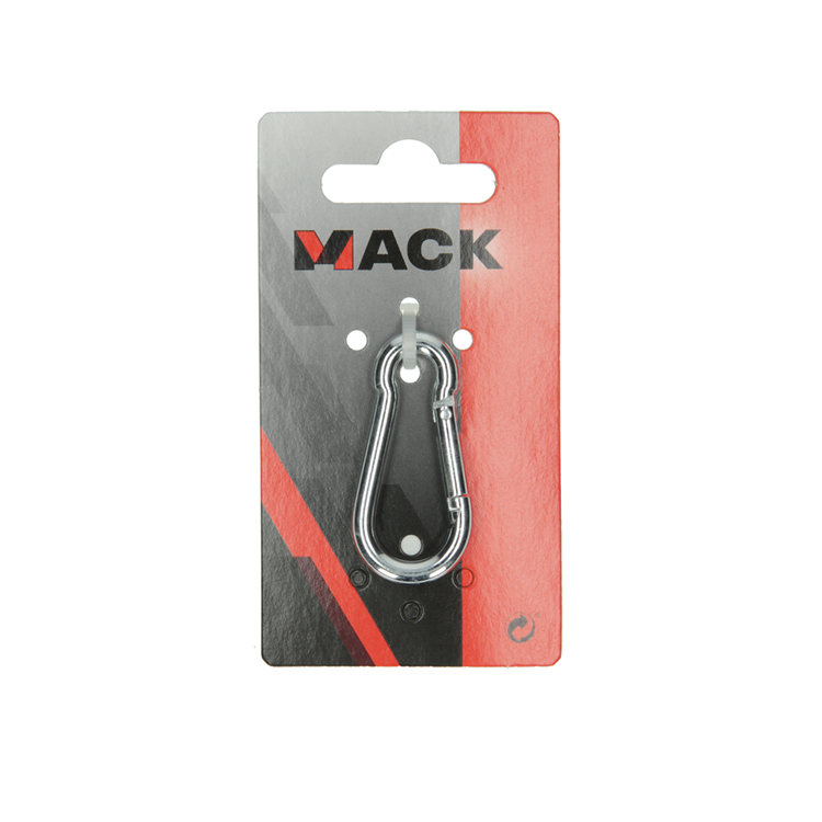 Chargez l'image dans la visionneuse de la galerie, Mack 1008443 - 1 karabijnhaak + veer 5 x 50mm verzinkt | 10 stuks