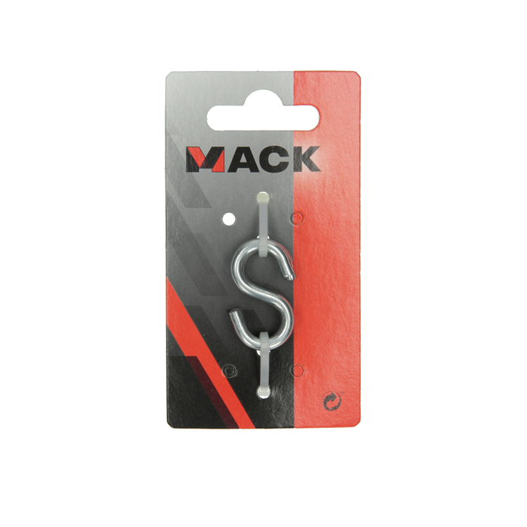 Afbeelding laden in galerijviewer, Mack 1008483 - 2 open s-haken 4,0 x 35mm verzinkt | 10 stuks