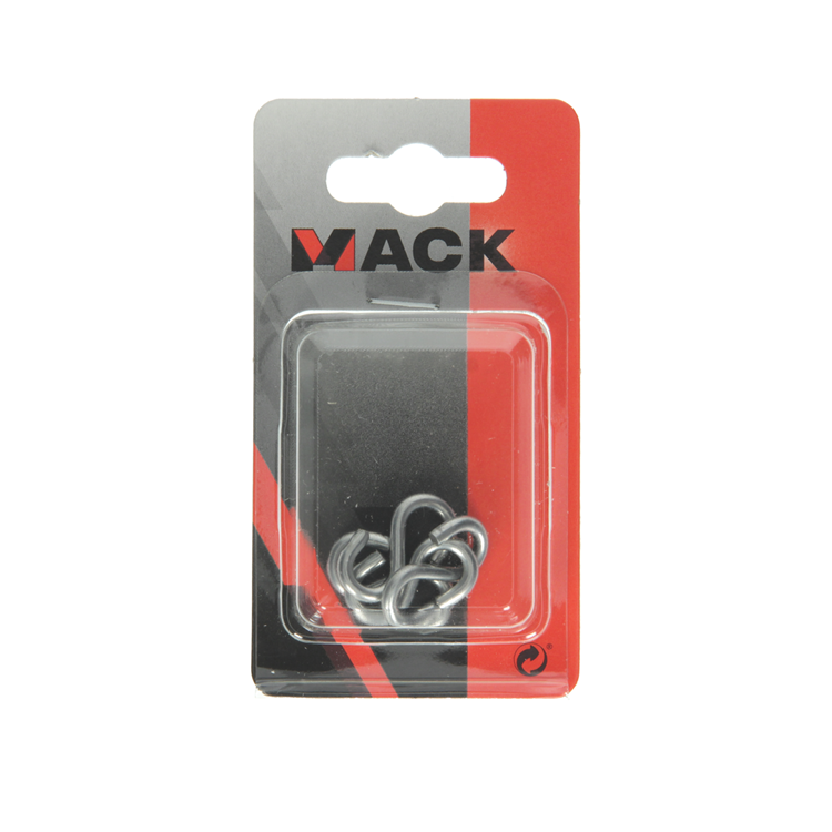 Afbeelding laden in galerijviewer, Mack 1008485 - 4 open s-haken 3,0x30mm verzinkt | 10 stuks
