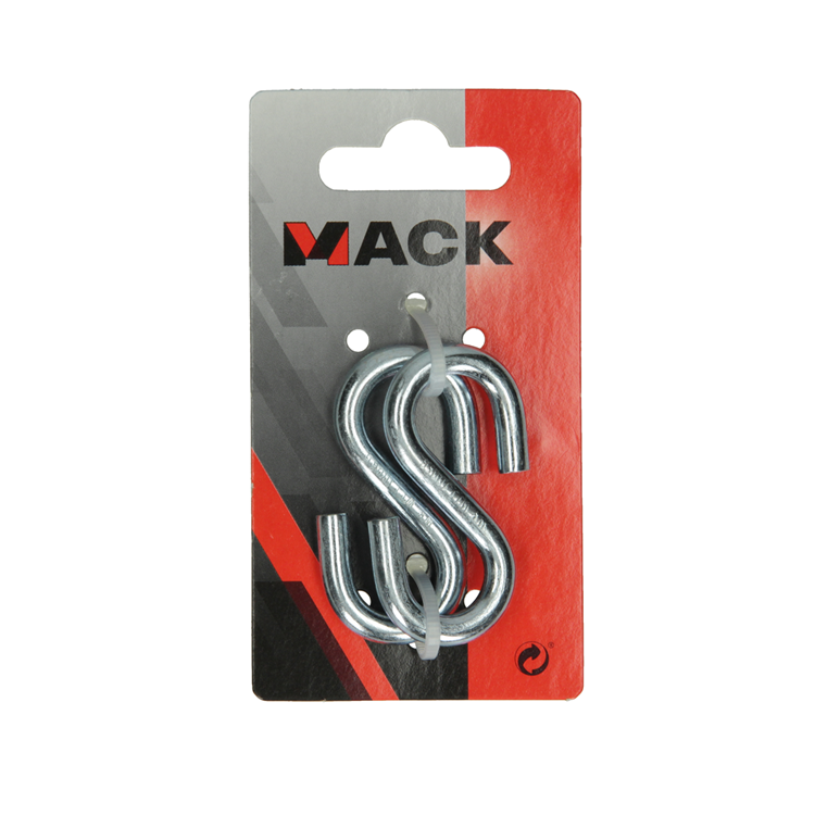Afbeelding laden in galerijviewer, Mack 1008490 - 2 open s-haken 6,0 x 54 verzinkt | 10 stuks