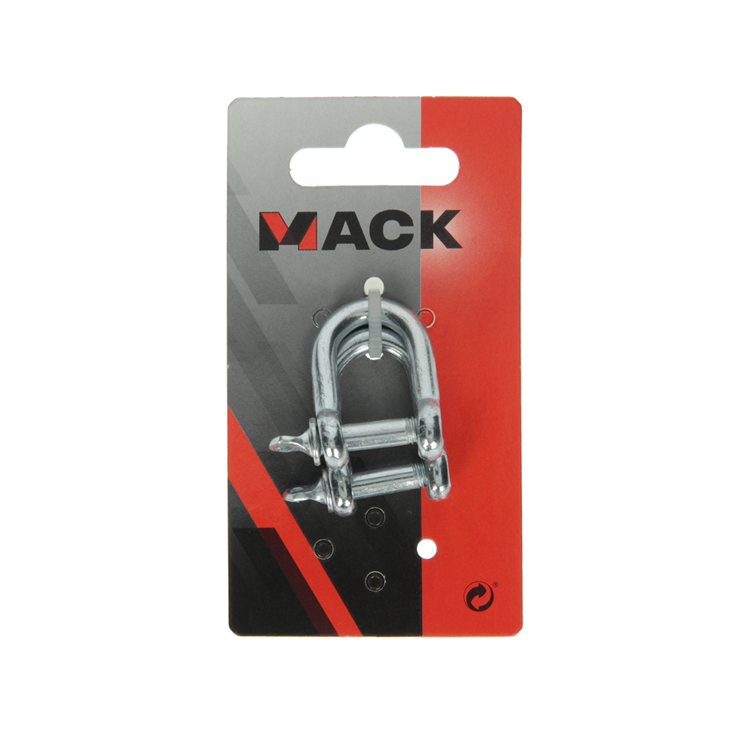 ギャラリービューアに画像をロードする, Mack 1008491 - 2 kelven recht 6mm verzinkt | 10 stuks