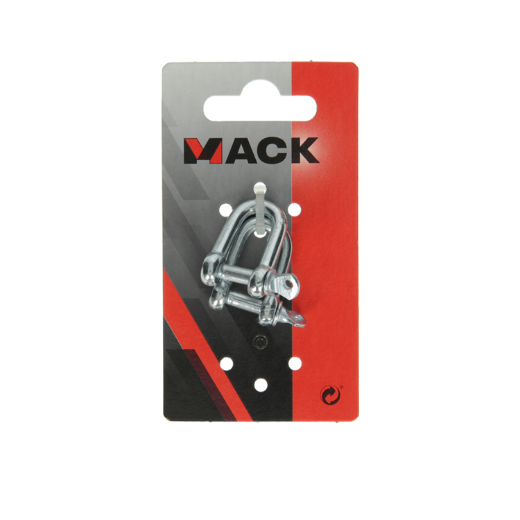Laden Sie das Bild in Galerie -Viewer, Mack 1008521 - 2 kelven recht 5mm verzinkt | 10 stuks