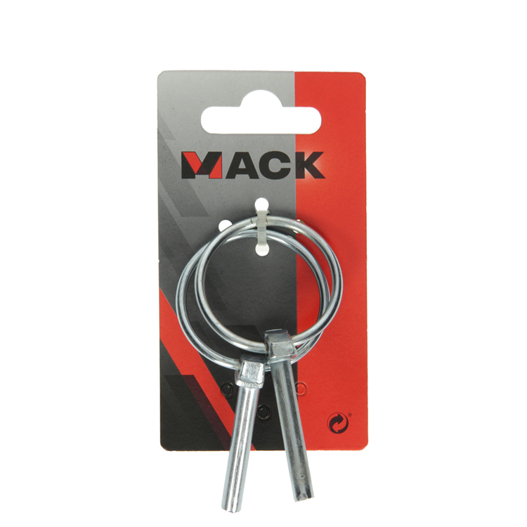 Laden Sie das Bild in Galerie -Viewer, Mack 1008536 - 2 plooibare borgpennen 6mm verzinkt | 10 stuks