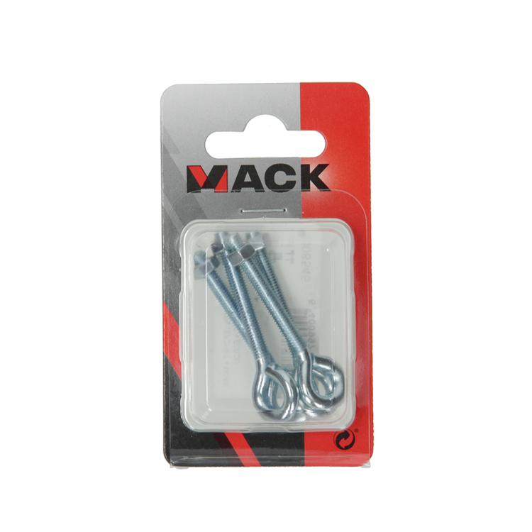 Afbeelding laden in galerijviewer, Mack 1008545 - 4 oogbouten + moer m5 x 40mm verzinkt | 10 stuks