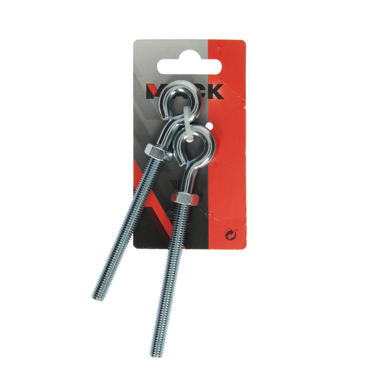 Afbeelding laden in galerijviewer, Mack 1008552 - 2 oogbouten + moer m8 x 100mm verzinkt | 10 stuks
