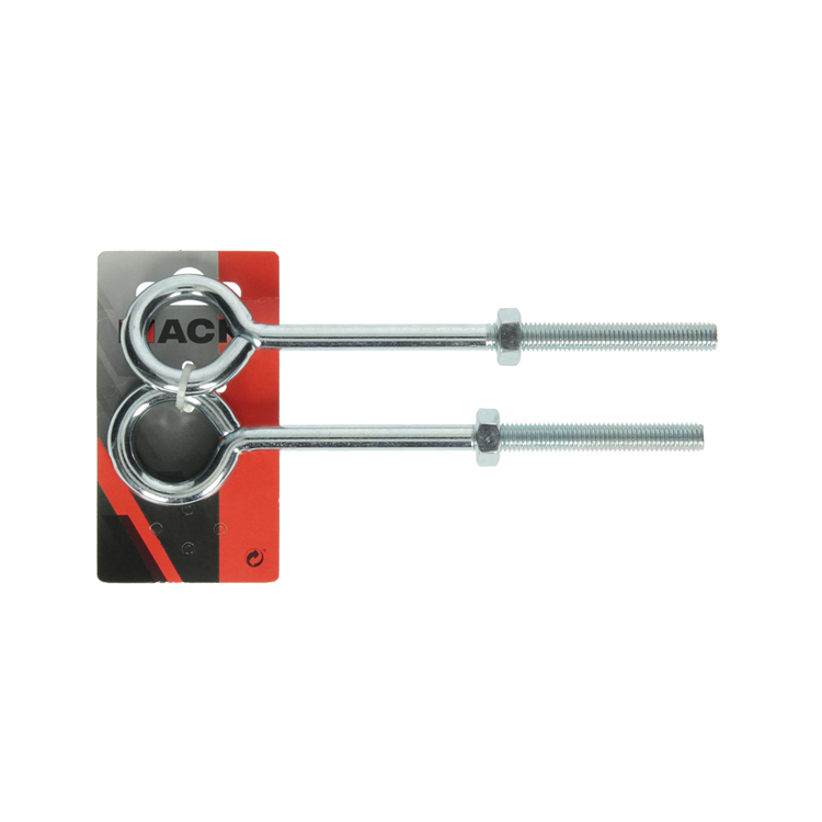 Afbeelding laden in galerijviewer, Mack 1008555 - 2 oogbouten + moer m10 x 150mm verzinkt | 10 stuks