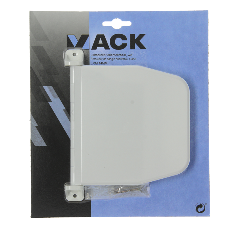 Afbeelding laden in galerijviewer, Mack 1010102 - 1 lintoproller orienteerbaar wit 6m 14mm | 5 stuks