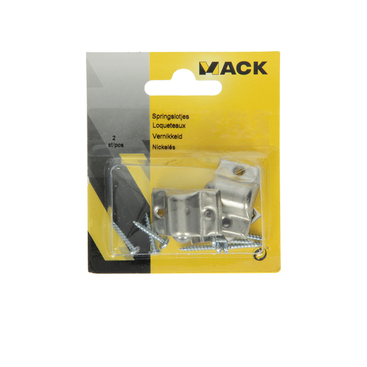 Afbeelding laden in galerijviewer, Mack 1015865 - 2 springslotjes vernikkeld | 5 stuks
