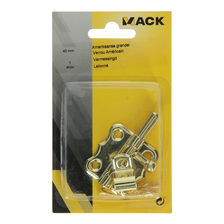 Afbeelding laden in galerijviewer, Mack 1015935 - 1 amerikaanse grendel vermessingd a 40 - b 20 mm | 5 stuks