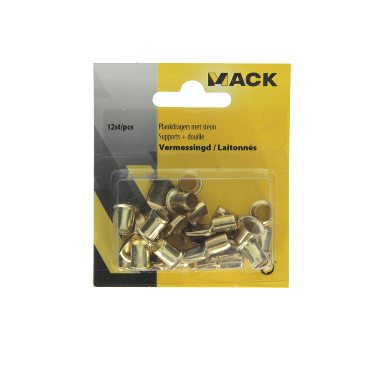 Afbeelding laden in galerijviewer, Mack 1013318 - 12 plankdragers ø 7mm hulzen ø 7,5mm vermessingd | 5 stuks