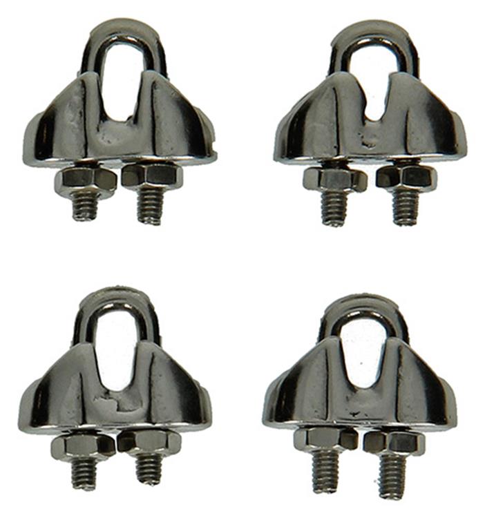 Laden Sie das Bild in Galerie -Viewer, Mack 1008442 - 4 staaldraadklemmen 2mm inox | 10 stuks