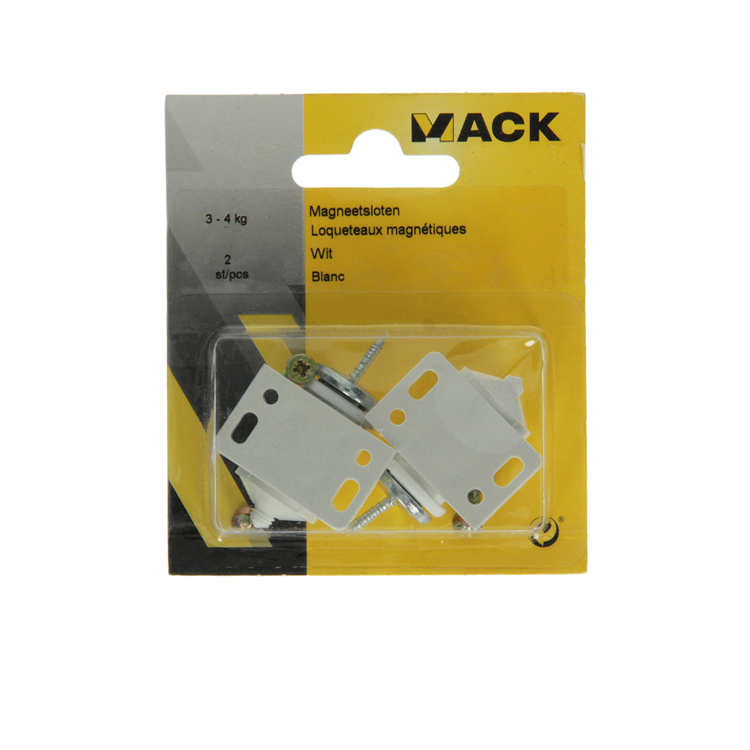 Laden Sie das Bild in Galerie -Viewer, Mack 1013834 - 2 magneetsloten wit 3 - 4 kg | 5 stuks