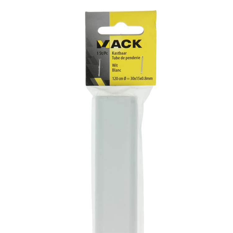 Afbeelding laden in galerijviewer, Mack 1014450 - kastbaar wit l 120 cm h 30 x b 15 x 0,8 mm | 5 stuks