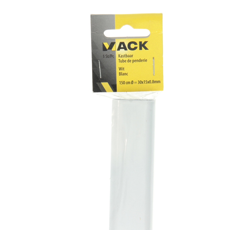 Afbeelding laden in galerijviewer, Mack 1014451 - kastbaar wit l 150 cm h 30 x b 15 x 0,8 mm | 5 stuks