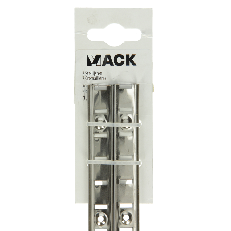 Afbeelding laden in galerijviewer, Mack 1014461 - 2 stellijsten vernikkeld 1,5 m | 5 stuks