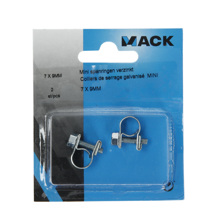 Afbeelding laden in galerijviewer, Mack 1011653 - 2 mini spanringen verzinkt 7x9mm | 10 stuks