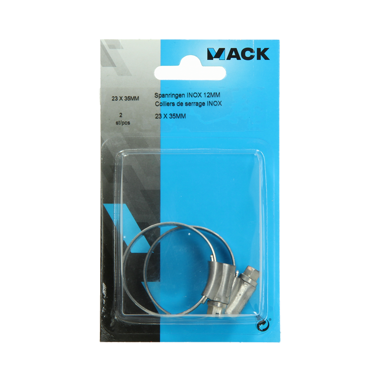 Afbeelding laden in galerijviewer, Mack 1011663 - slangklem inox 23-35mm 2st | 10 stuks