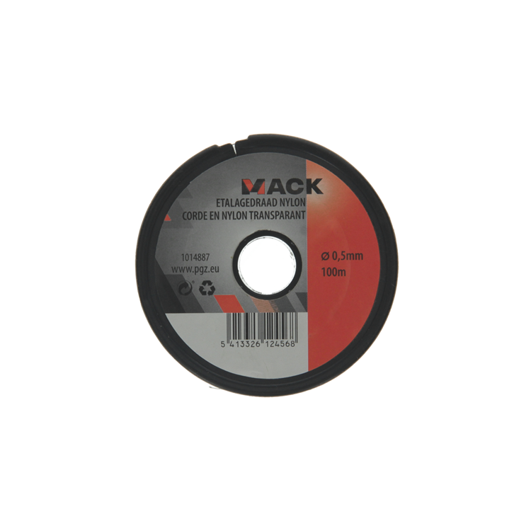 Afbeelding laden in galerijviewer, Mack 1014887 - etalagedraad nylon haspel 0,5mm 100m | 10 stuks