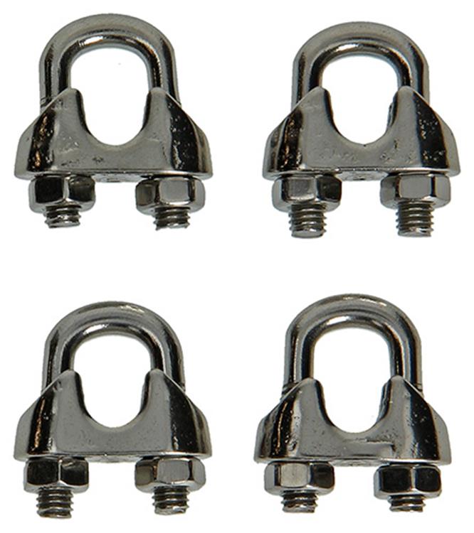 Laden Sie das Bild in Galerie -Viewer, Mack 1008445 - 4 staaldraadklemmen 6mm inox | 10 stuks
